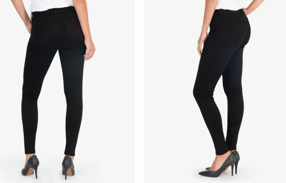 KUT From the Kloth Womens Jeans Size 00 Black NWT Mia High Rise Ankle Skinny XXS